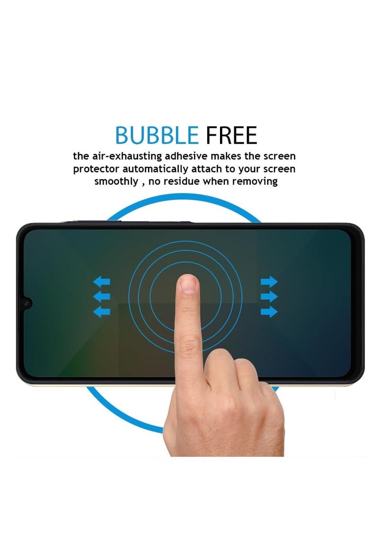 Samsung Galaxy A06 Privacy Screen Protector Full Coverage Scratch Resistant 9H Hardness Anti-Spy Privacy Tempered Glass For Samsung Galaxy A06