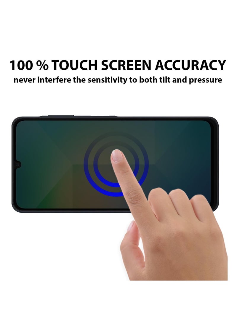 Samsung Galaxy A06 Privacy Screen Protector Full Coverage Scratch Resistant 9H Hardness Anti-Spy Privacy Tempered Glass For Samsung Galaxy A06