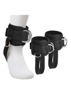 OASIS-TH 1 Pair Ankle Straps, Ankle Cuffs, D-Ring Ankle Cuffs for Cable Machines, Comfortable Workout Ankle Belt, Adjustable Padded Work Out Cuffs for Kickback, Glute Workout, Leg Extension  - Image 1