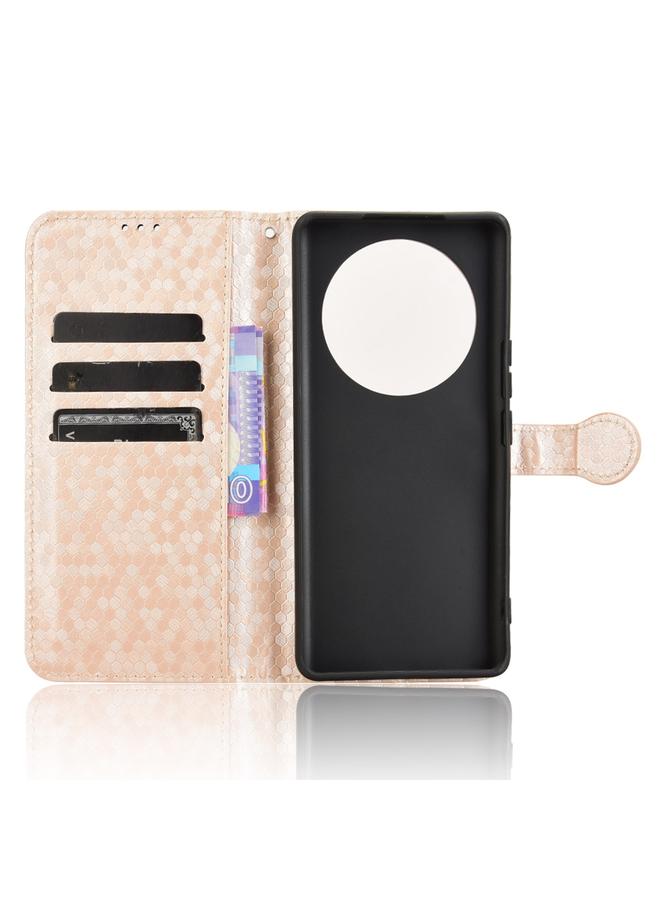 S-TOP Case For Honor X9c 5G / Magic7 Lite 5G Honeycomb Dot Texture Leather Phone Case - Image 4