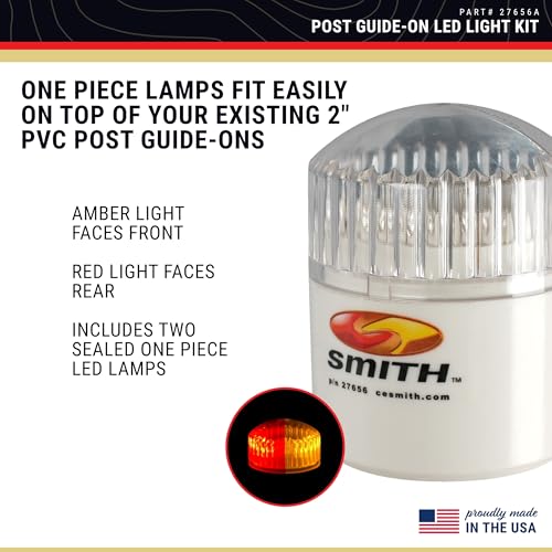 CE Smith - 27656A Post Guide-On LED Light Kit (PKGD) - Durable, LED Lights for Boat Trailers - Image 4