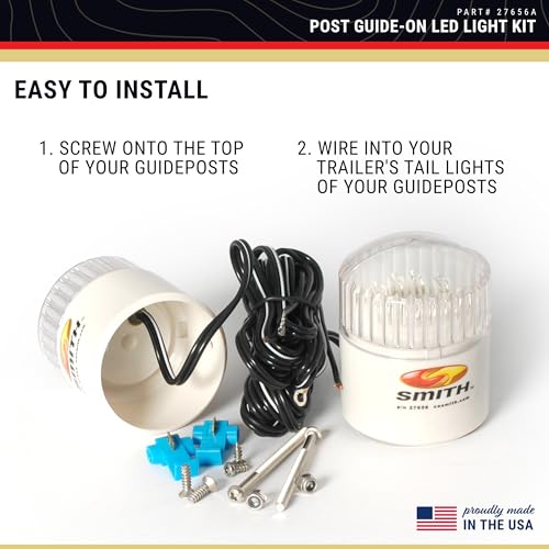 CE Smith - 27656A Post Guide-On LED Light Kit (PKGD) - Durable, LED Lights for Boat Trailers - Image 3