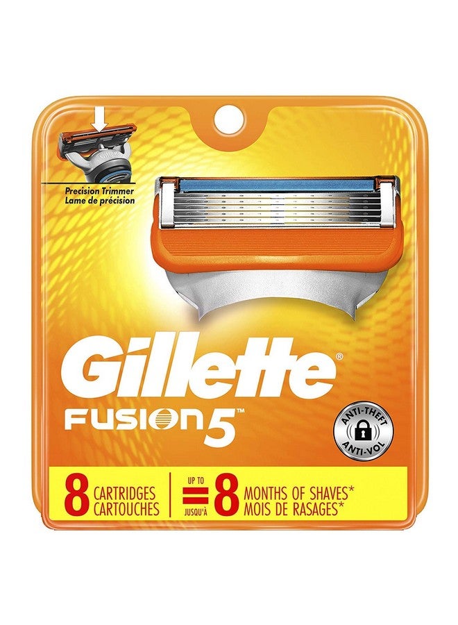 Gillette Illette Fusion 5 Power Cartridges 8 Ea - Image 1