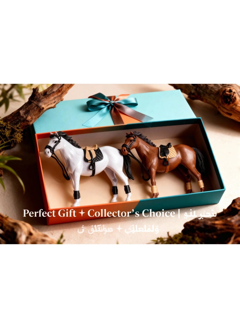 Toys GCC Arabian Horse Figurine Toy 1PC – Realistic Hand-Painted Desert Stallion Model, Random Color Horse Collectible, Educational Animal Figure for Kids & Collectors, ABS Plastic, Smooth Safe Edges, Ideal for Home Décor, Storytelling & Equestrian Lovers - Image 4