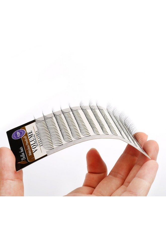 Bella Hair - 3D Russian Volume Lash Extensions Cd Curl Premade Volume Lash Fan 101214Mm Thickness 0.07Mm Individual Cluster (D Curl X 14Mm) - Image 1