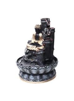 SPLICE SPLICE Polyresin Tabletop Buddha Fountain with LED Lights for Home Decor  - Image 5