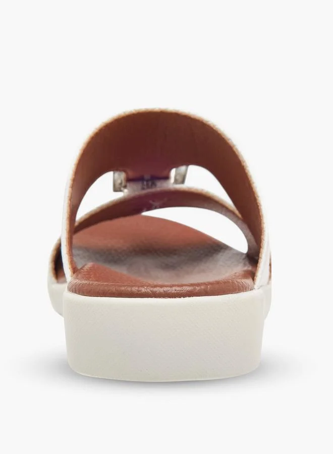 LBL by Shoexpress Boys Animal Textured Slip-On Arabic Sandals with Buckle Accent Ramadan Collection