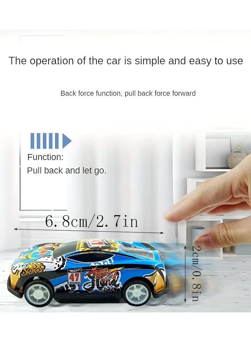 8-Piece Alloy Racing Pull-Back Car Toy Set – Off-Road & City Racing Vehicles for Kids.  - Image 3