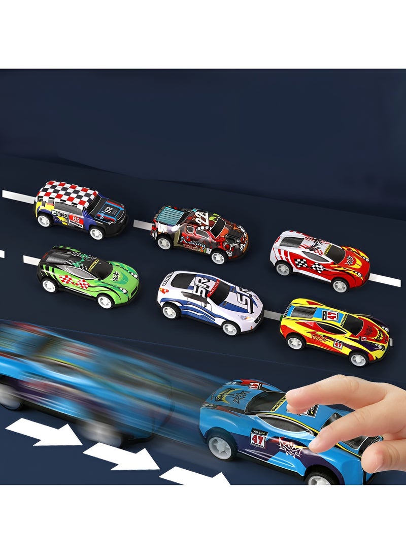 8-Piece Alloy Racing Pull-Back Car Toy Set – Off-Road & City Racing Vehicles for Kids.  - Image 5