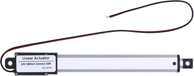 Linear Actuator DC 12V 100mm Low Noise Mini Electric Actuator for Industrial (Stroke 100mm-15mm/s-50N) - Image 1