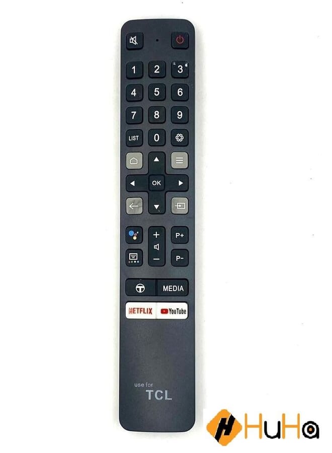 Zaboon Replacement Remote Control For Tcl Mini-Led Qled 4K Uhd Smart Android Tv - Image 1