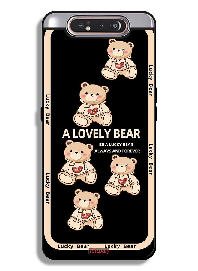 Tolwak Samsung Galaxy A80 Protective Case Cover A Lovely Bear - Image 1