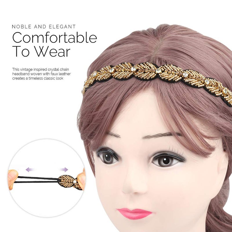 تينيتور طقم رَبطات رأس مطاطية مرصّعة بحجر الراين من 5 قطع - Image 4