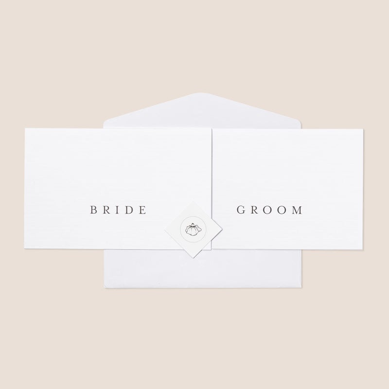 FLUYTCO FLUYTCO Wedding Vow Book Keepsakes (2 Book Set, His & Hers) Linen Hardcover - Bonus Wedding day Cards - Vow Renewal - Bridal Shower Gifts - Booklet - Journal - Future Mrs & Mr  - Image 2