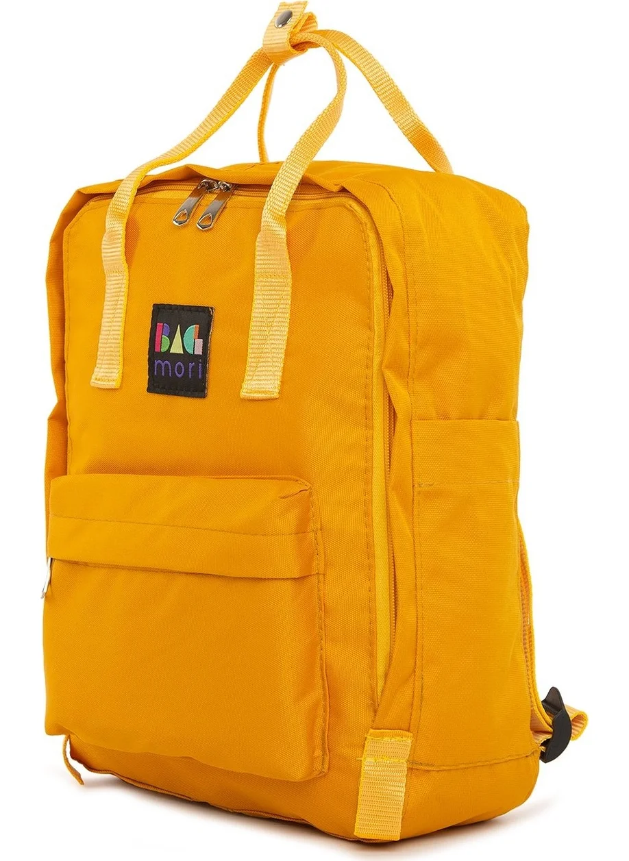 باجموري Orange Square Bag with Adjustable Strap