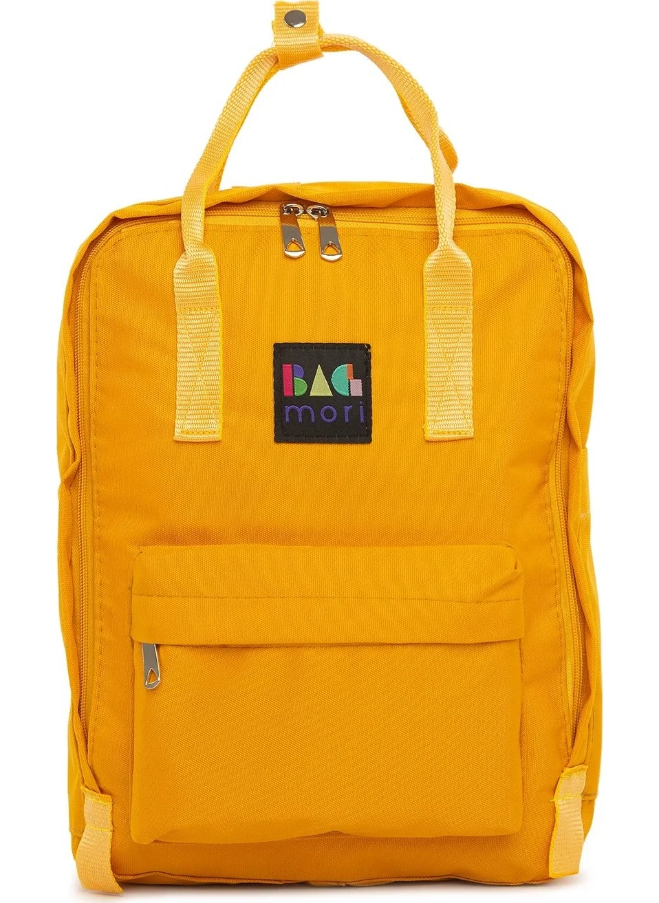 باجموري Orange Square Bag with Adjustable Strap