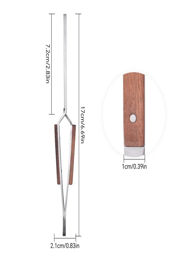 KADS Acrylic UV Gel Tips Sculpture Tweezers Clip Nail Pincher Nipper Nail Form Stainless Steel Nail Shaping Tweezers C Curve Nail Art Tools for Manicure, Pedicure - Image 5