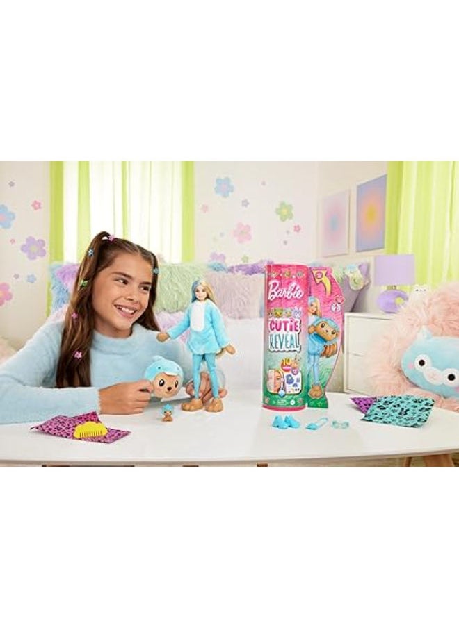 Barbie Barbie Cutie Reveal Doll with Animal Costume Teddy Bear as Dolphin  - Image 2
