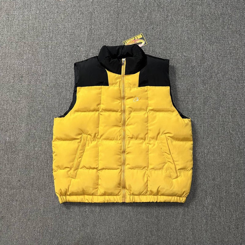 Trade Corteiz Classic Series Hip-Hop Island Logo Printing Men'S And Women'S Casual Quilted Vest - Image 4