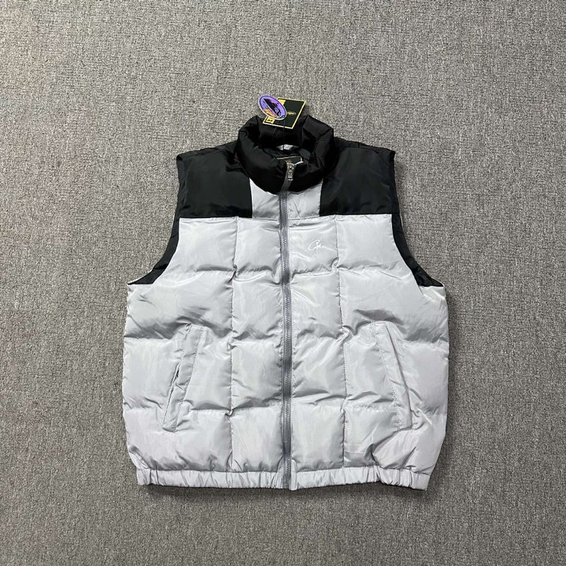 Trade Corteiz Classic Series Hip-Hop Island Logo Printing Men'S And Women'S Casual Quilted Vest - Image 5
