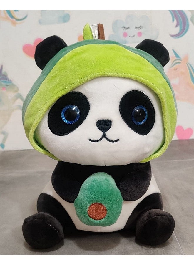 FUN4YOU Avocado Panda Soft Toy | Valentine Day Gift for Him & Her | 30 cm - Cute Stuffed Animal for Kids - Adorable Plush Toy for Boys & Girls - Ideal Gift for Birthdays - Image 2