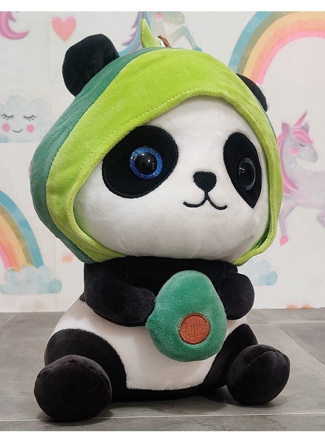 FUN4YOU Avocado Panda Soft Toy | Valentine Day Gift for Him & Her | 30 cm - Cute Stuffed Animal for Kids - Adorable Plush Toy for Boys & Girls - Ideal Gift for Birthdays - Image 5