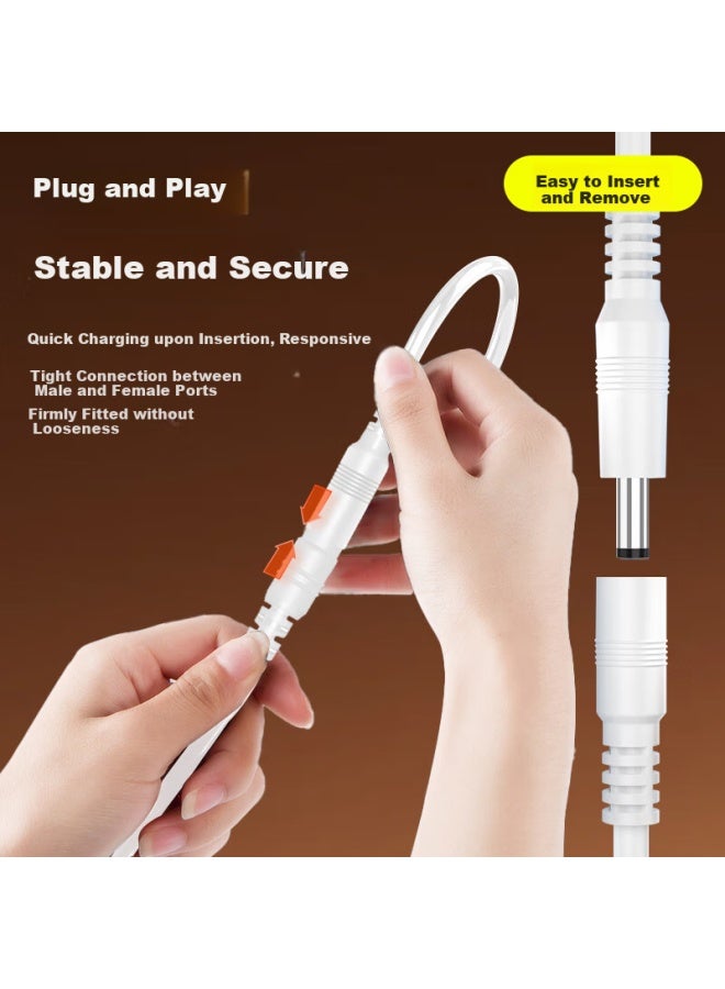 Trendy Style Fashionable Style Suitable For Huawei Xiaotun Outdoor Camera Power Extension Cable Xt-H34/H32/H33/H40/T5/5/Dph-Op-100 Monitoring Dc5521 Power Cable 3M - Image 5