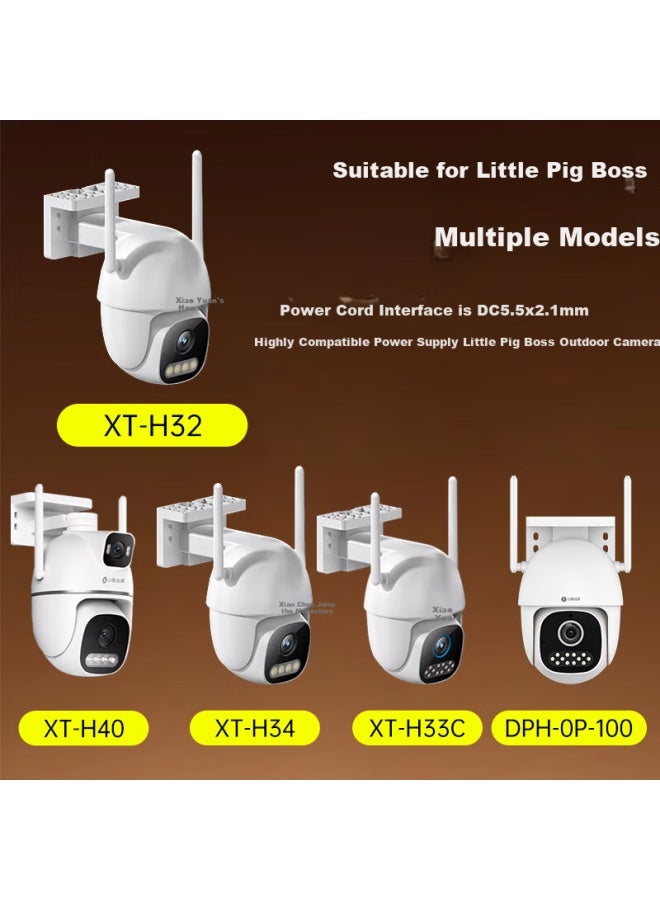 Trendy Style Fashionable Style Suitable For Huawei Xiaotun Outdoor Camera Power Extension Cable Xt-H34/H32/H33/H40/T5/5/Dph-Op-100 Monitoring Dc5521 Power Cable 3M - Image 4