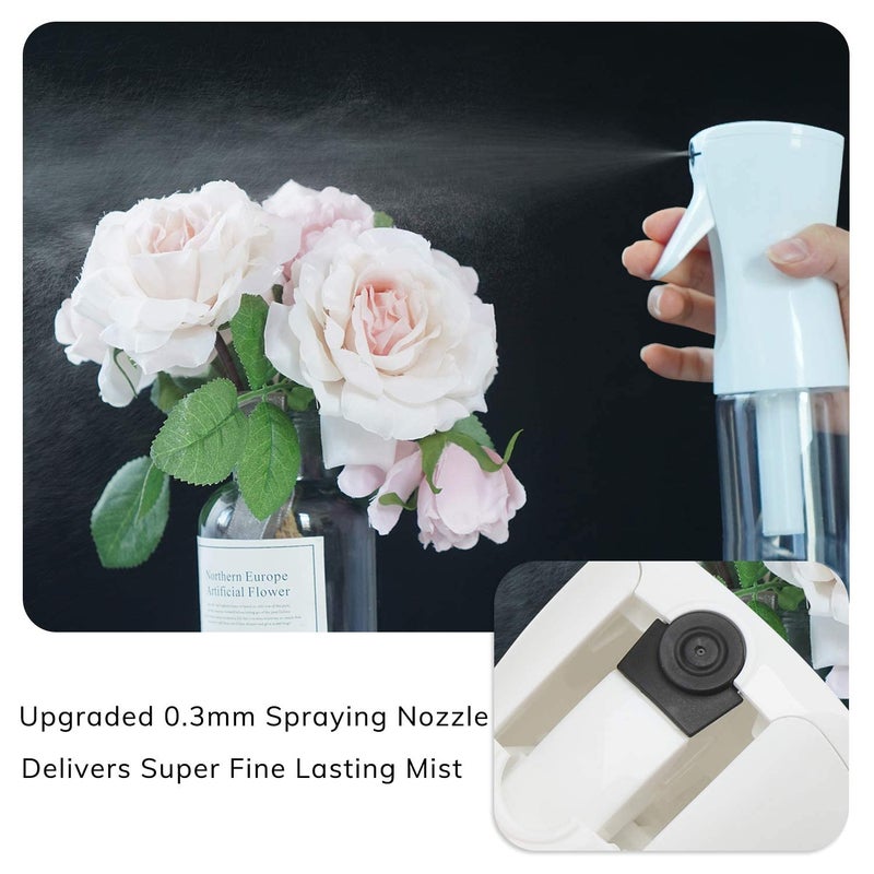 kesig Water Spray Bottle for Hair Hair Spray Bottle Fine Plant Mister Automatic Spray Bottle Continuous Empty Spray Bottle for Hair Styling Skin Care Cleaning Salons - Image 4