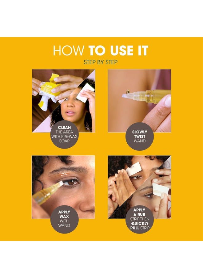 Nad's Eyebrow Shaper Wax Kit - Natural All Skin Types - Eyebrow Facial Hair Removal For Women - Image 4
