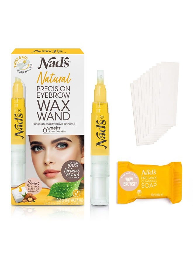 Nad's Eyebrow Shaper Wax Kit - Natural All Skin Types - Eyebrow Facial Hair Removal For Women - Image 1