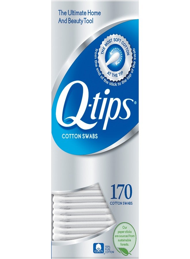 Q-tips Swabs, 170 Count (Pack of 1)
