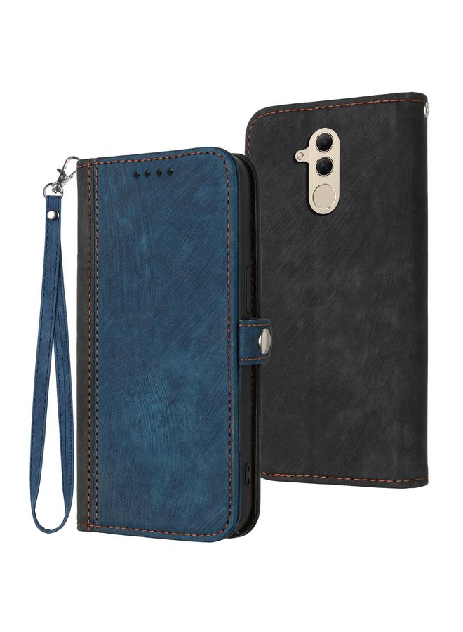 اس-توب جراب هاتف Huawei Mate 20 Lite بمشبك جانبي وحزام يد مزدوج الطي مصنوع من الجلد - Image 1