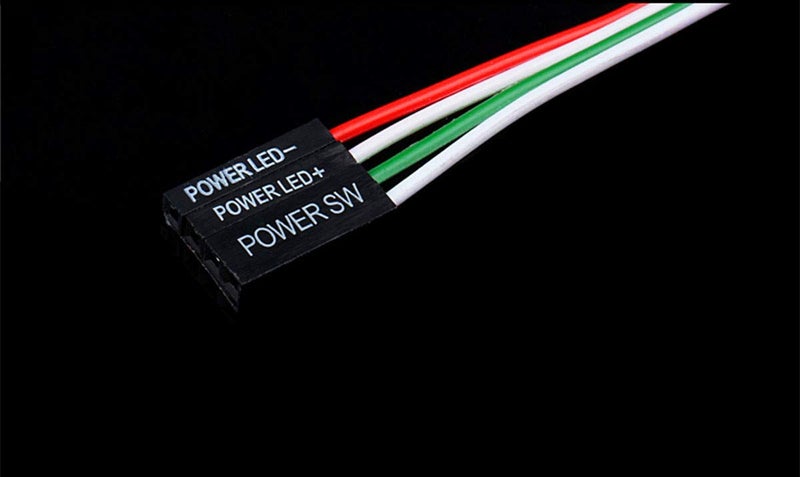 NOYITO 12mm Chassis Switch Metal Button Switch with 22inchs Extension Cable Red Yellow Blue Green Switch Symbol Suitable for Computer DIY Switch (12mm, Blue Symbol) - Image 4