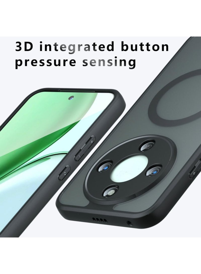 Honor X9D Magnetic Case Cover,Compatible with Mag-Safe,Anti-Scratch,Slim Translucent Matte Back Soft Bumper Phone Case Cover for X9D 5G - Image 5