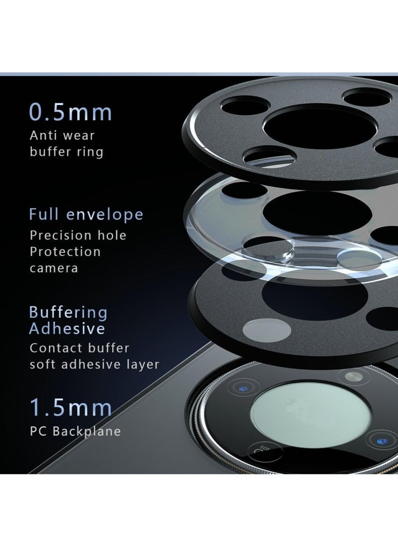 Honor X9D Magnetic Case Cover,Compatible with Mag-Safe,Anti-Scratch,Slim Translucent Matte Back Soft Bumper Phone Case Cover for X9D 5G - Image 3