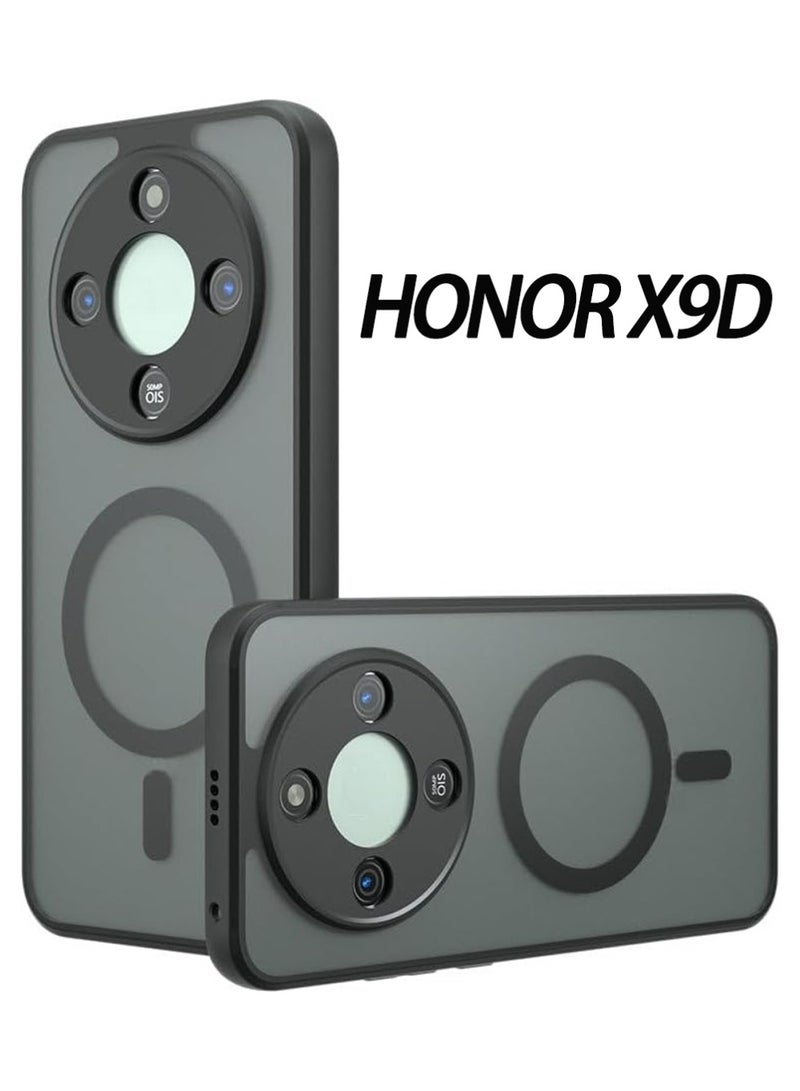 Honor X9D Magnetic Case Cover,Compatible with Mag-Safe,Anti-Scratch,Slim Translucent Matte Back Soft Bumper Phone Case Cover for X9D 5G - Image 1