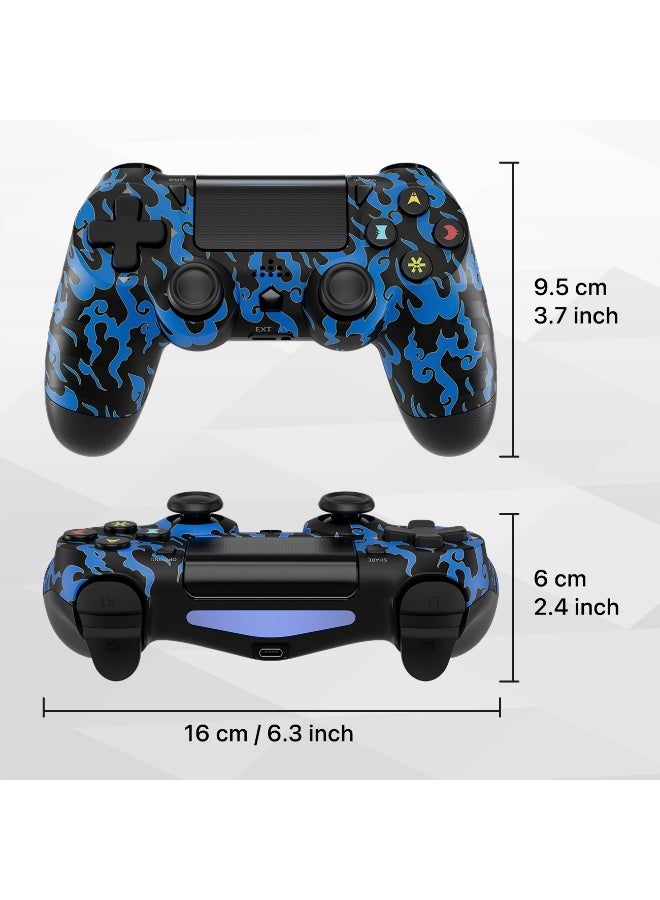Controller for PS4, Wireless Controller Compatible with Ps4/3/PS3/PS4/Android/PC/iOS, PS4 Joystick with Touch Panel, Six Axis Gyroscope - Image 3