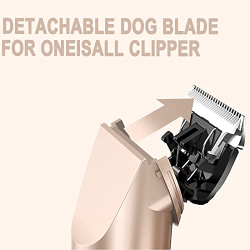 DODAER 2 Pack Replacement Blade Compatible with oneisall Low Noise Dog Clippers, Made of Ceramic Blade & Stainless Steel Blade - Image 2