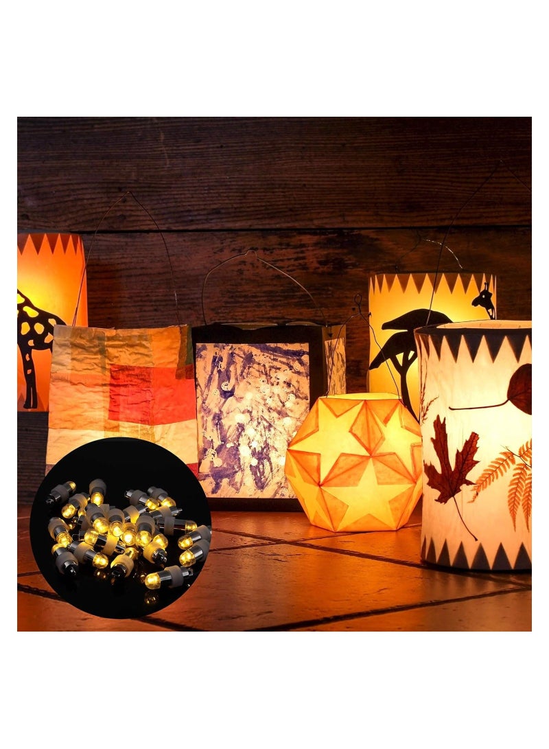 40 Pieces LED Balloon Lights Mini Battery Powered LED Party Lights Bulbs for Paper Lantern Balloon Wedding Party Decoration Centerpieces (yellow)  - Image 5