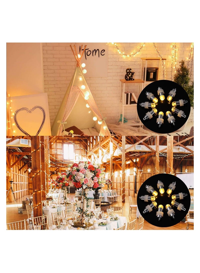 40 Pieces LED Balloon Lights Mini Battery Powered LED Party Lights Bulbs for Paper Lantern Balloon Wedding Party Decoration Centerpieces (yellow)  - Image 4
