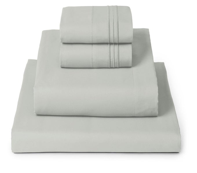 QUEEN SHEETS SET 4 PC ICONIC COLLECTION BEDDING HOTEL LUXURY EXTRA SOFT COOLING BED SHEETS WRINKLE FADE STAIN RESISTANT QUEEN SPA MINT