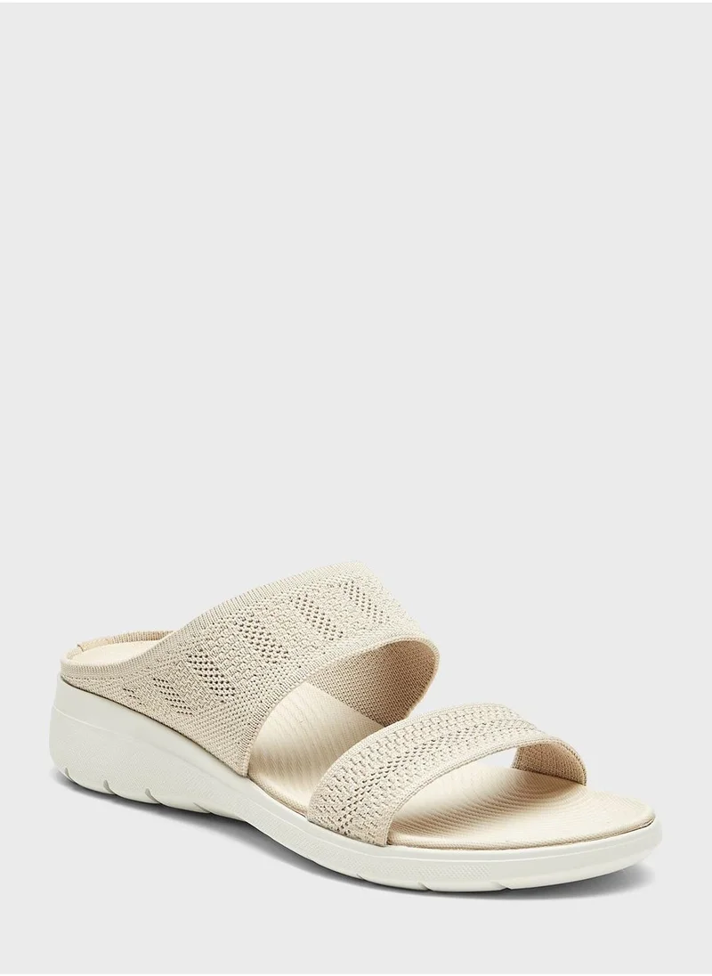 شو اكسبرس صنادل ويدج بحزام مزدوج