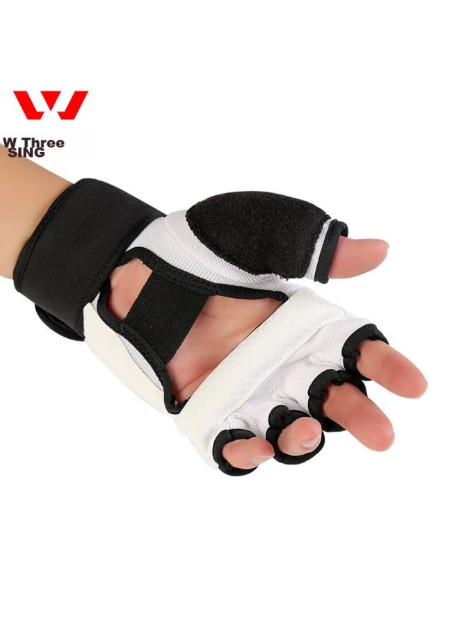 Nine Day Mountain Jiurishan Taekwondo Gloves, Adult And Children Boxing Gloves, Fingerless Gloves, Split-finger Boxing Gloves, Training And Compeion Protective Gear - Image 3