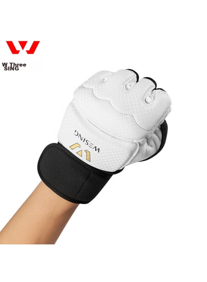 Nine Day Mountain Jiurishan Taekwondo Gloves, Adult And Children Boxing Gloves, Fingerless Gloves, Split-finger Boxing Gloves, Training And Compeion Protective Gear - Image 2
