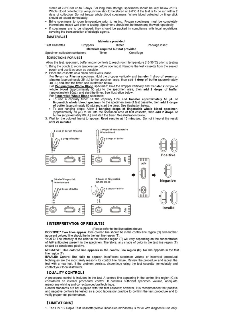 Beauenty - Home test for HIV 1/2 using a home HIV 1/2 Comb Antibody test strip, home HIV test, at-home HIV test kit, HIV analysis using a precise test strip, home HIV test for accurate results, affordable home - Image 1