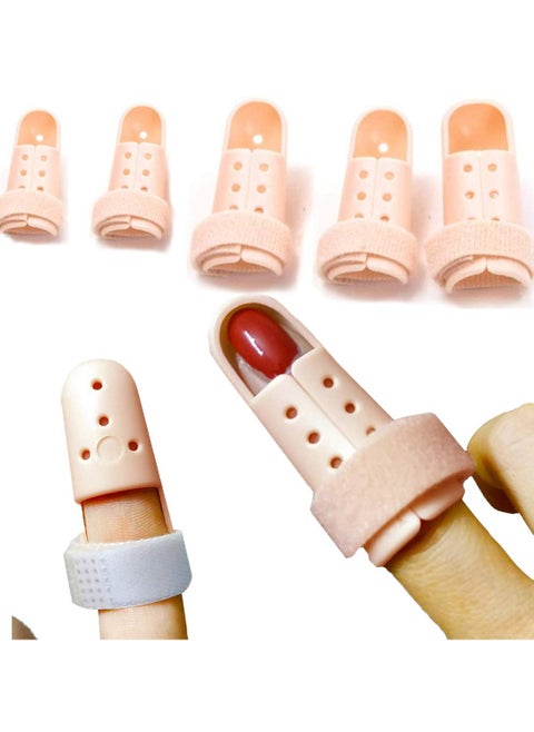 5-piece Finger Splint Set Knuckle Support Protector