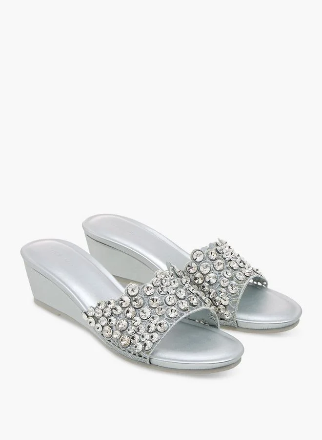 Flora Bella By Shoexpress Flora Bella Women Embellished Wedge Heel Sandals
