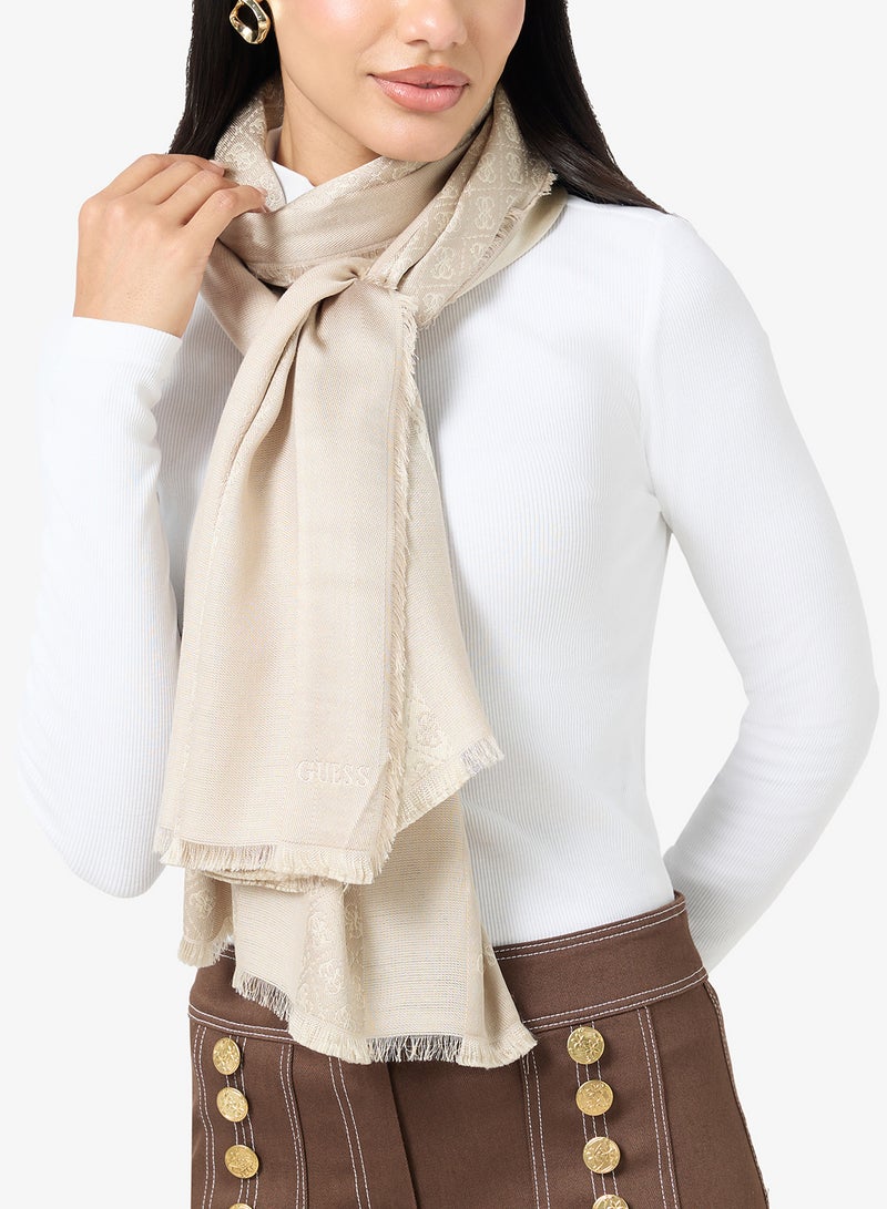 GUESS Noelle II Jacquard Lightweight Scarf - Image 4