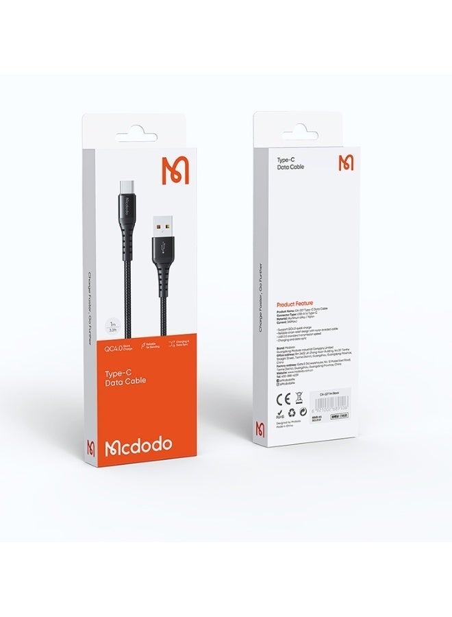 Mcdodo USB-A to USB-C Cable 3m Fast Charging Long Type-C Charger Cable Data Sync Cord for Android Phones, Samsung Galaxy, Power Bank, Tablet Black - Image 5